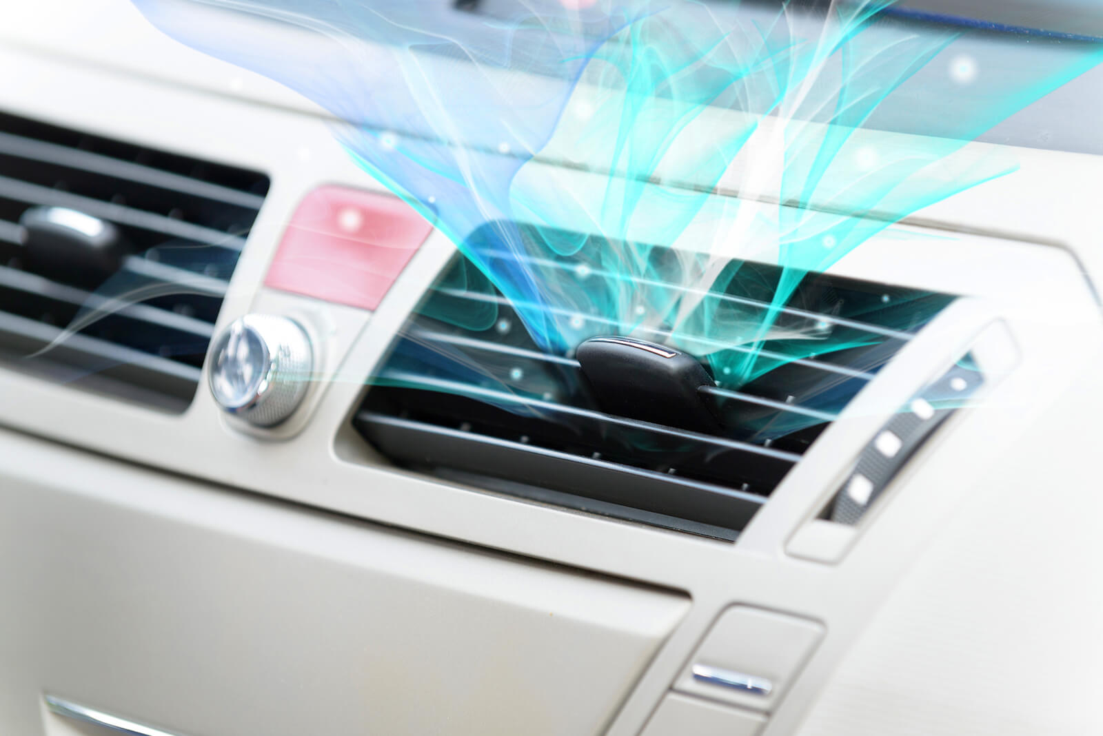 An Air Conditioning vent in a Car